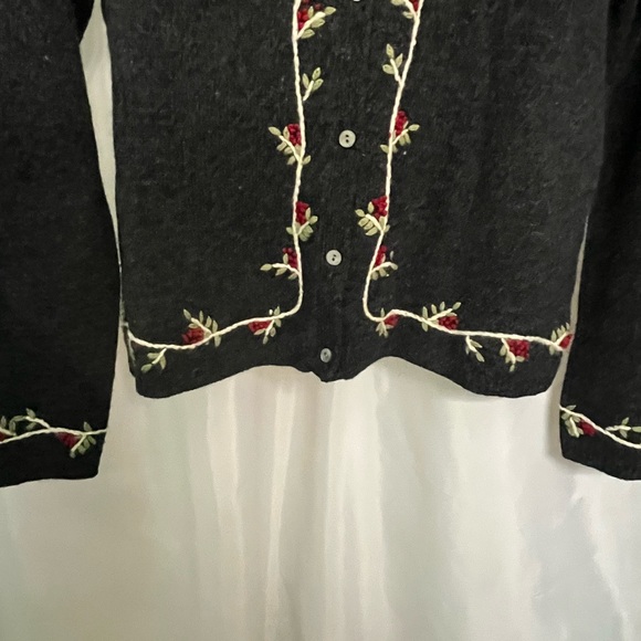 Paraphrase Wool Cardigan Sweater - Picture 5 of 7